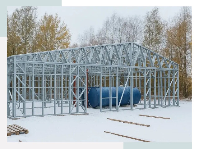 Металлические ангары в Минеральных Воде