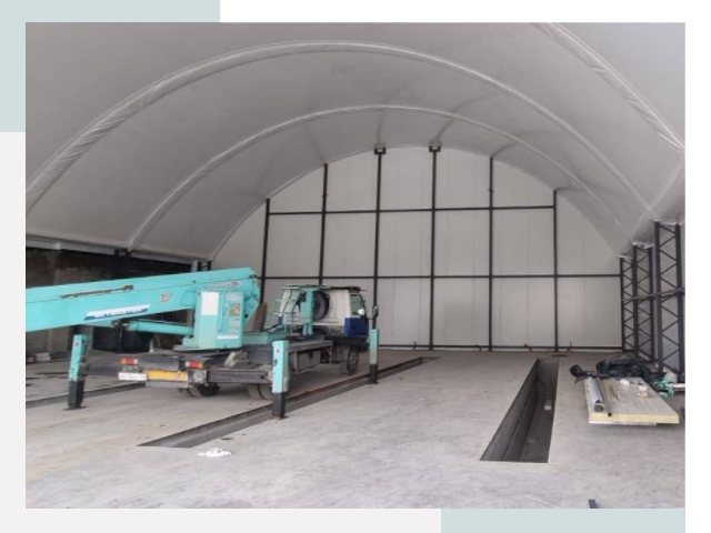 Внутреннее оснащение ангаров в Минеральных Воде