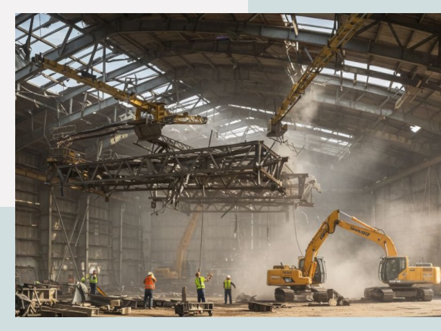 Демонтаж ангаров в Минеральных Воде от 621 руб. за м²