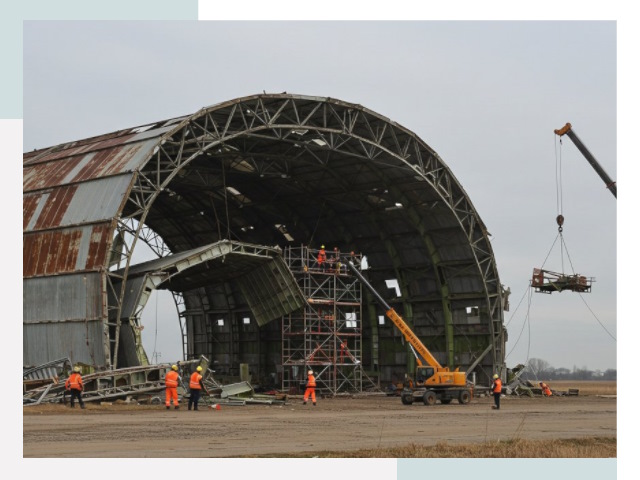 Демонтаж ангаров в Минеральных Воде