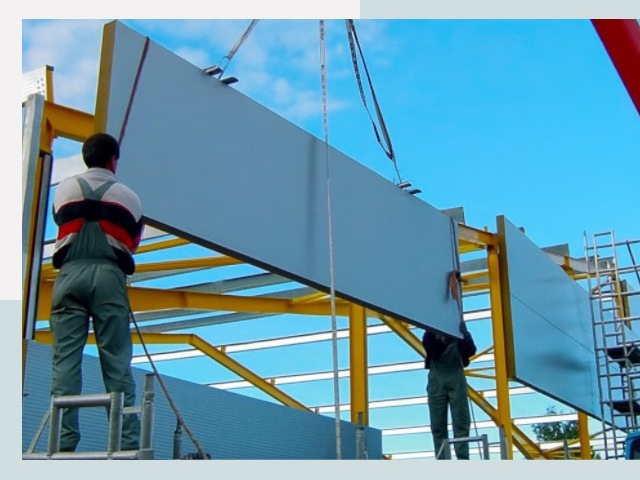 Монтаж сэндвич-панелей в Минеральных Воде от 621 руб.