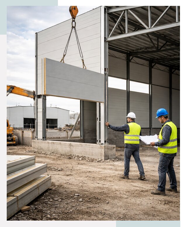 Склад из сэндвич панелей под ключ в Минеральных Воде от 9840 р. | СтальСтрой-Мнр