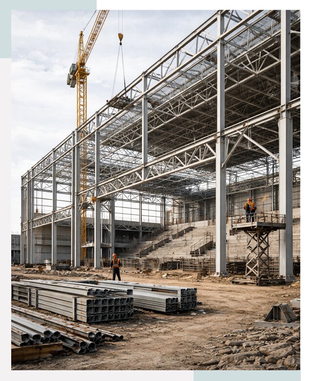 Строительство спортивных комплексов в Минеральных Воде от 31074 р. | СтальСтрой-Мнр